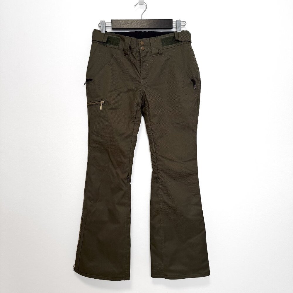 Airblaster Snowboard Pants Olive Green Womens Size Small